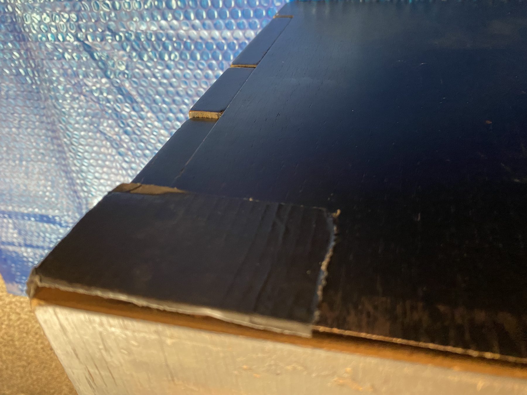 Current finish and veneer detail