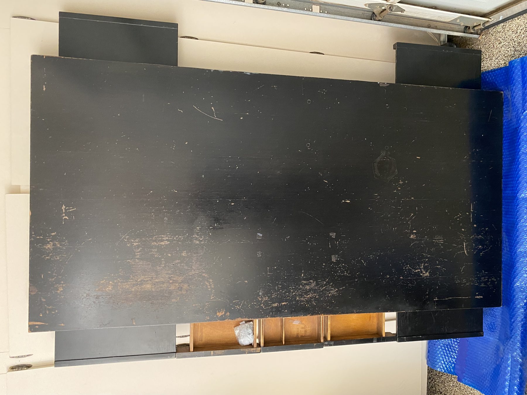 Large desk surface in current condition